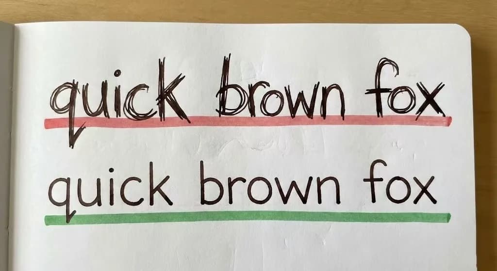 Messy Handwriting
